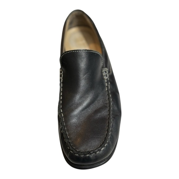 Ecco Moc Classic Black Leather Driving Loafers Men’s Size 9.5 / 43 Slip On main image 4